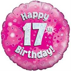Birthday Balloon 17th