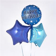 Birthday Balloon Bouquet Blue