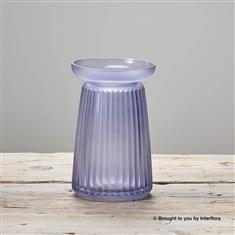 Corrugated Lilac Vase