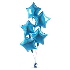 Five Star Balloon Bouquet Blue