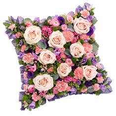Lilac and Pink Cushion 
