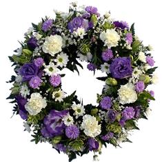 Lilac and Purple Wreath