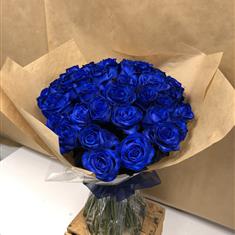 50 Blue Roses