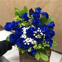 20 Blue Roses 