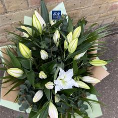White Lily Bouquet 