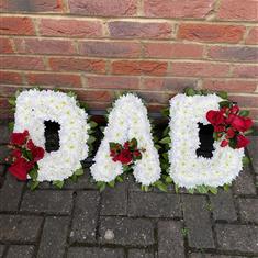 Dad Flower Tribute Red Roses