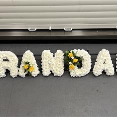 Yellow and White Grandad Tribute 