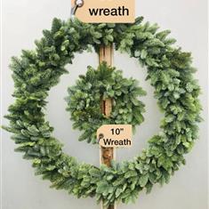 20 inch Blue Pine Wreath