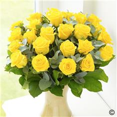 24 Yellow Roses