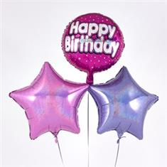 Birthday Balloon Bouquet Pink