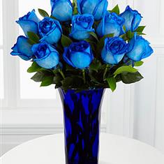 Blue Roses in a vase