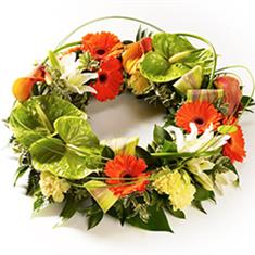 Exotic Wreath Orange