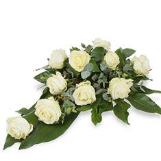 Large White Rose Spray