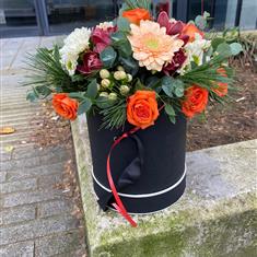 Orange and Peach HatBox 