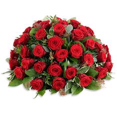 Red Rose Funeral Posie