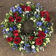 Red White and Blue Wreath