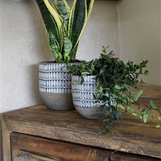 Treviso Denim Standard Plant Pot