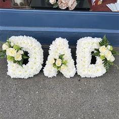 Dad Tribute White Rose and Viburnum 