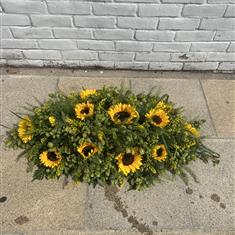 Sunflower Coffin Spray 