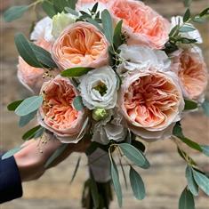Austin Rose Bridal Bouquet 