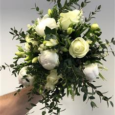 Lily of the valley and Peony Bridal Bouquet 