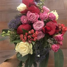 Pink, Red and Purple Bouquet