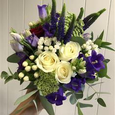 White and Purple Bouquet 