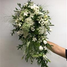 White Shower Bridal Bouquet 