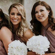 Hydrangea Bridesmaid Bouquets 