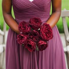 Tess Garden Rose Bridesmaids Bouquet