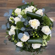 Large White Table Centre Posies