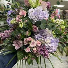 Luxury Lilac and Pink Hand tied 