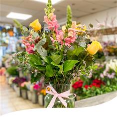 Graceful Whisper Vase Arrangement