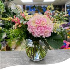 Hydrangea Garden Vase Arrangement