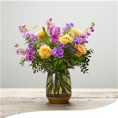 Peach Twist Vase Arrangement (Large)
