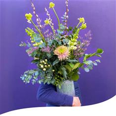 Purple Majesty Garden Vase Arrangement