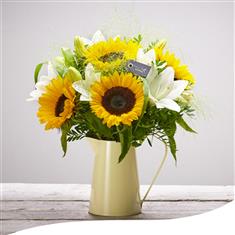 Sunflower Vase Arrangement
