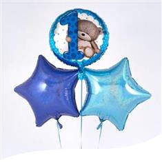 Balloon Bouquet - 1st Birthday Starlit Sky