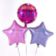 Birthday Balloon Bouquet Girl 