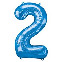 Large Blue 2 Balloon