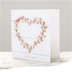 Greetings Card - With Love